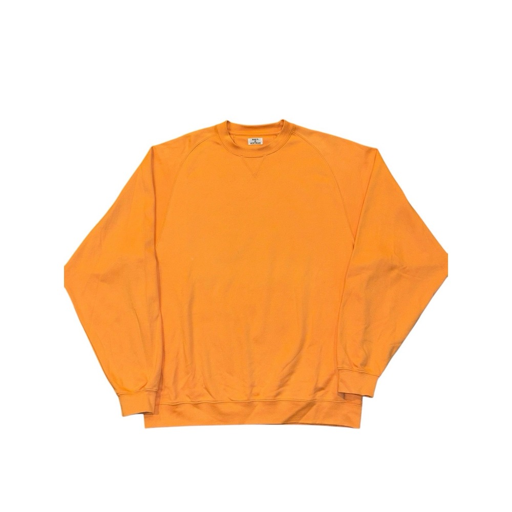 MAUS & HOFFMAN Orange‎ Crewneck Pima Cotton Sweatshirt Women's Size Large